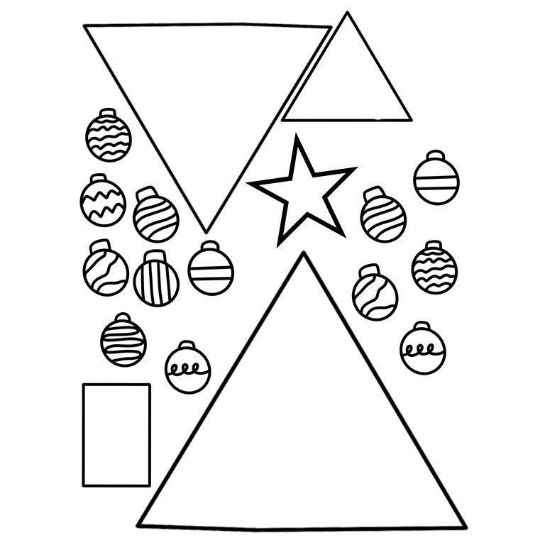 Easy Christmas Tree Craft | Printable Holiday Activity for Primary Students