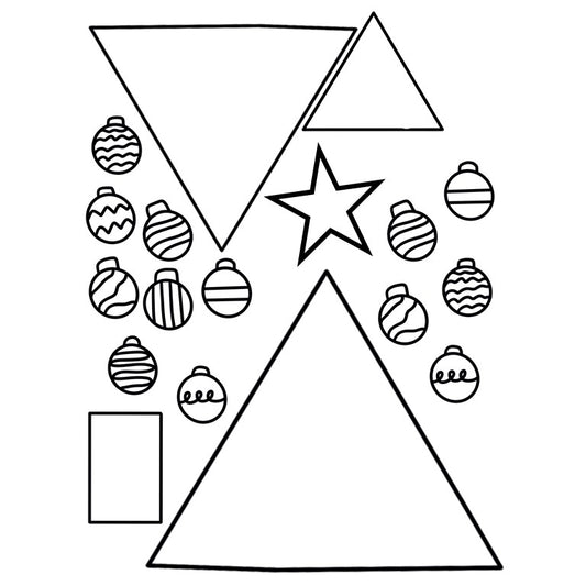 Easy Christmas Tree Craft | Printable Holiday Activity for Primary Students