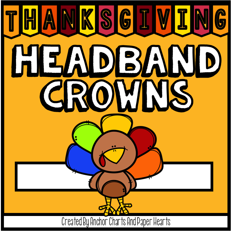 Thanksgiving Headband Crowns | Printable Autumn Craft for PreK to 2